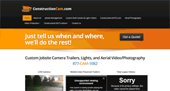 Desktop Screenshot of constructioncam.com